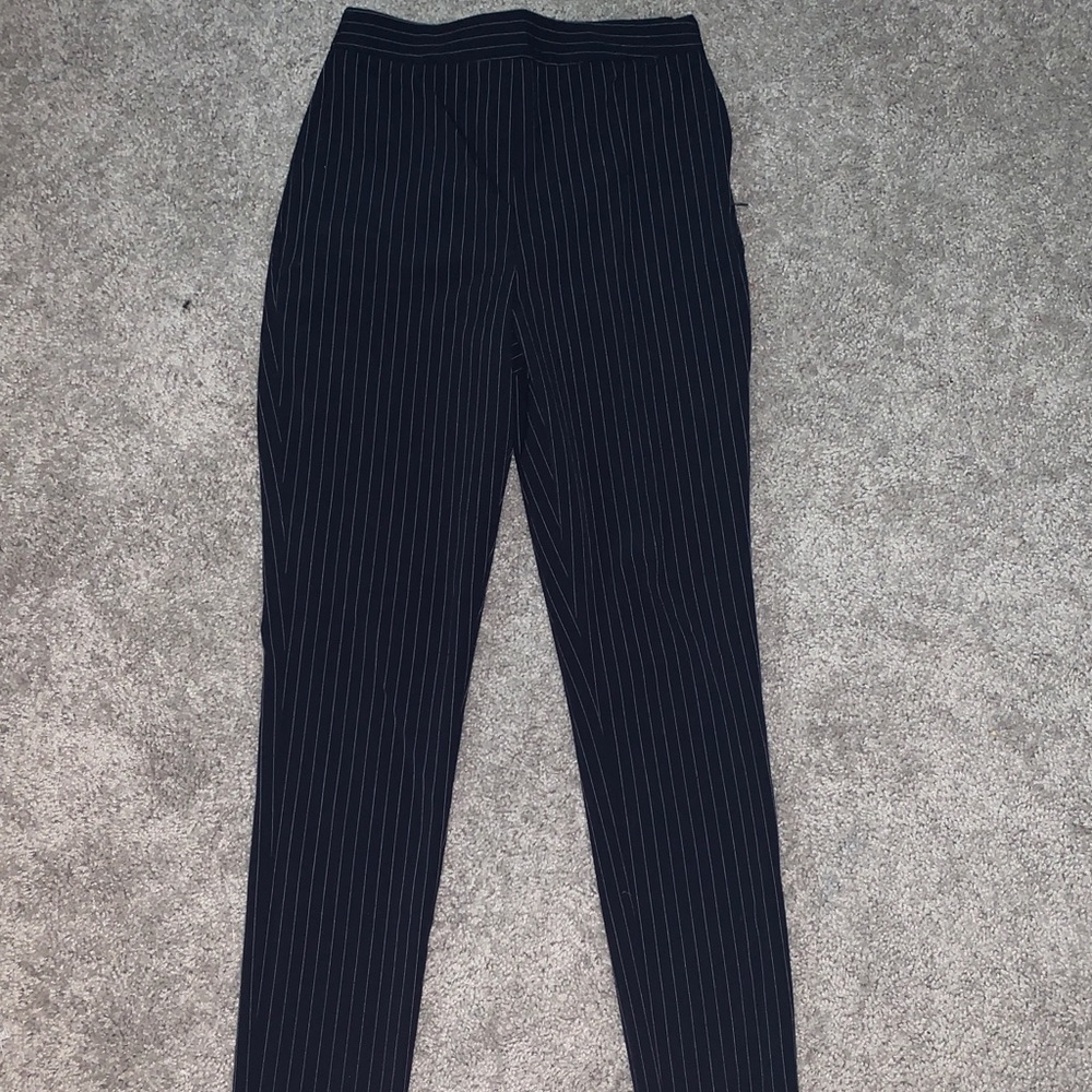 Forever 21 High Waisted Striped Pants